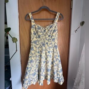 city studios junior floral print a line dress